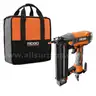 RIDGID Pneumatic 18-Gauge 2-1/8" Brad Nailer with CLEAN DRIVE Technology and Tool Bag