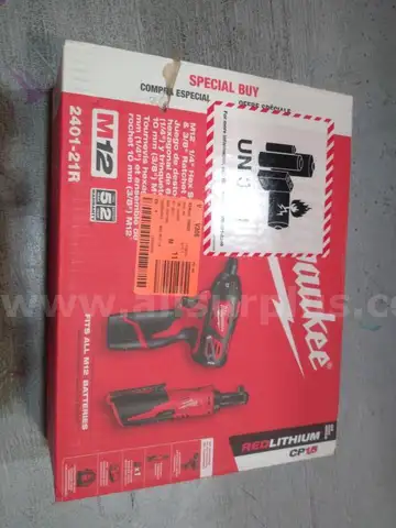 M12 12V Lithium-Ion Cordless 3/8 in. Ratchet and Screwdriver Combo Kit (2-Tool) with Battery Charger Tool Bag