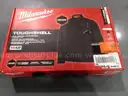 Milwaukee Men's Large M12 12-Volt Lithium-Ion Cordless Tough Shell Black Heated Jacket 3.0Ah Battery / Charger