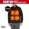 Milwaukee Men's X-Large M12 12-Volt Lithium-Ion Cordless Tough Shell Black Heated Jacket, 3.0Ah Battery / Charger