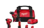 M12 12-Volt Lithium-Ion Brushless Cordless Subcompact Drill and Impact Driver Combo Kit w/2 Batteries and Bag (2-Tool)