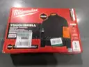 Men's Large M12 12-Volt Lithium-Ion Cordless Tough Shell Black Heated Jacket with (1) 3.0 Ah Battery and Charger