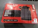 Milwaukee Men's XL M12 12-Volt Lithium-Ion Cordless Axis Gray Heated Quilted Vest Kit, 2.0 Ah Battery and Charger