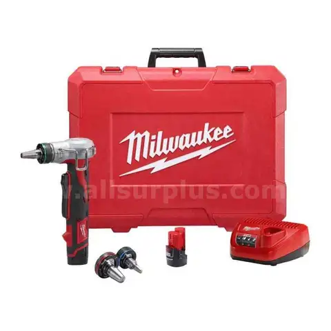 1 Kit Milwaukee 2474-22 M12 Propex Expansion Tool Kit
