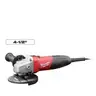 Milwaukee 7 Amp Corded 4-1/2" Small Angle Grinder with Sliding Lock-On Switch