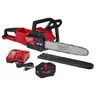 Milwaukee M18 FUEL 16" 18V Lithium-Ion Brushless Battery Chainsaw Kit, 12.0Ah Battery and M18 Rapid Charger