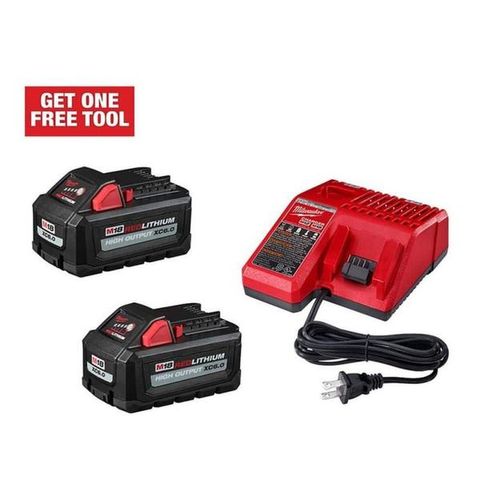 Milwaukee M18 18Volt LithiumIon High Output Starter Kit | AllSurplus