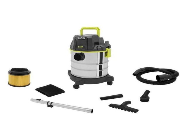 Ryobi One 18v Cordless 4 75 Gallon Wet Dry Vacuum Tool Only Allsurplus