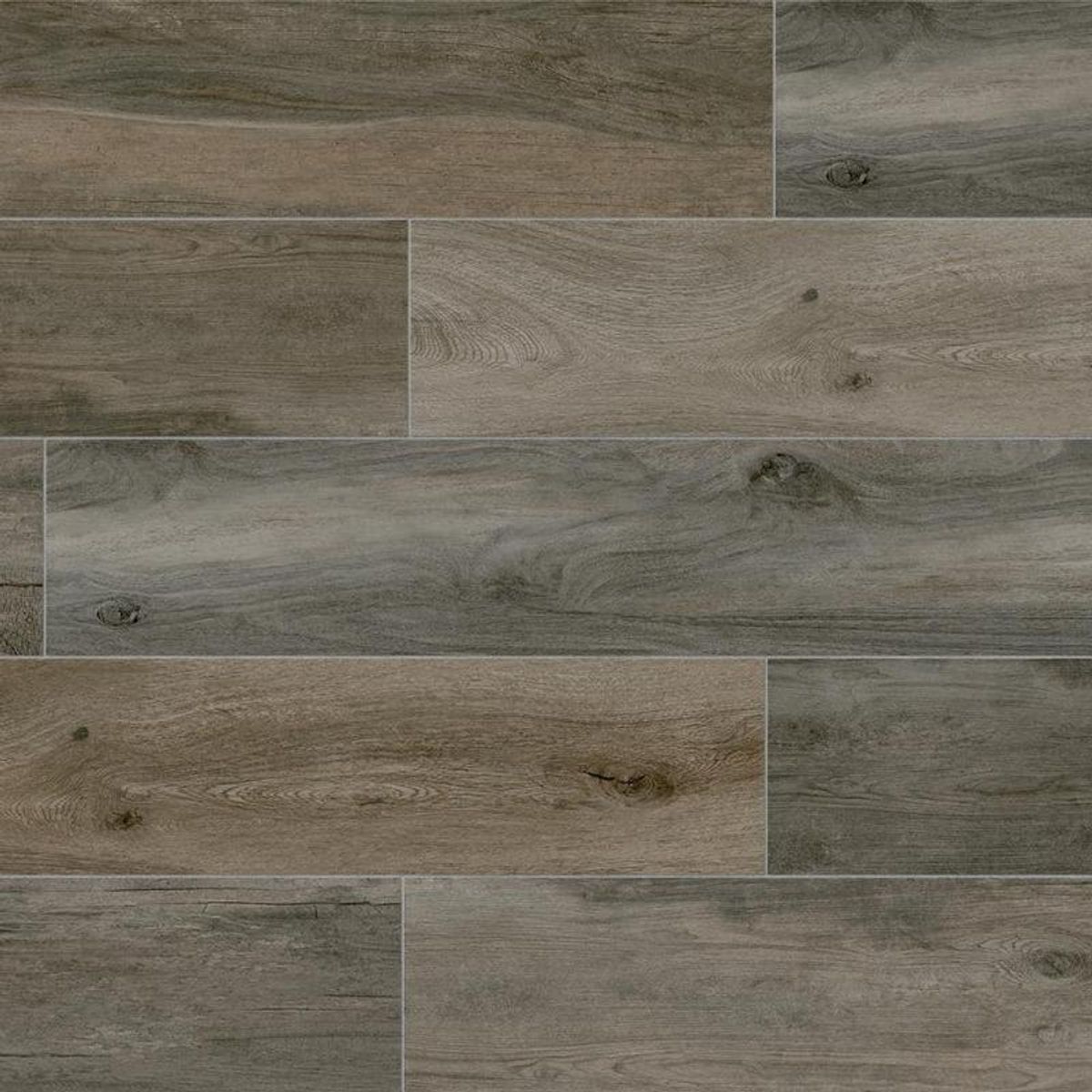 Selva Ash 8 in. x 40 in. Wood Look Porcelain Floor and Wall Tile (12.92 ...