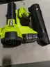 RYOBI ONE 18V 100 MPH 350 CFM Cordless Battery Variable Speed Jet Fan Leaf Blower with 4.0 Ah Battery and Charger