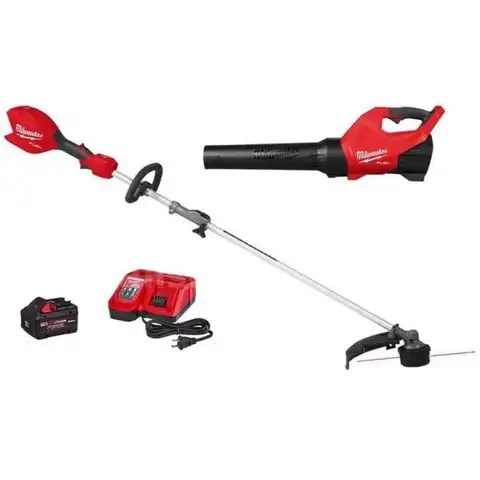 Milwaukee M18 FUEL 18-Volt 16 in. Electric QUIK-LOK String Trimmer/Blower Combo Kit