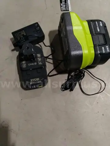 ONE+ 18V Lithium-Ion Starter Kit with 2.0 Ah Battery, 4.0 Ah Battery, and Charger
