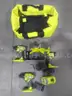 RYOBI ONE 18V Cordless 4-Tool Combo Kit, 1.5 Ah Battery 4.0 Ah Battery and Charger