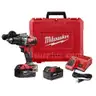 M18 FUEL 18V Lithium-Ion Brushless Cordless 1/2 in. Hammer Drill Driver Kit with Two 5.0 Ah Batteries and Hard Case