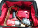 M18 FUEL 18V Lithium-Ion Brushless Cordless 1/2 in. Impact Wrench w/Friction Ring Kit w/One 5.0 Ah Battery and Bag