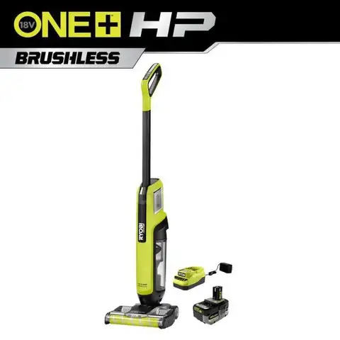 ONE HP 18V Cordless High-Capacity Stick Vacuum Kit with 4.0 Ah Battery and Charger
