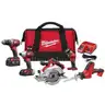 Milwaukee M18 18-Volt Lithium-Ion Cordless 5-Tool Combo Kit