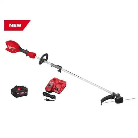 M18 FUEL 18V 16 in. Brushless Cordless Battery Powered String Trimmer w/QUIK-LOK Attachment Capability &#x26; 8.0 Ah Battery