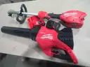 M18 FUEL 18-Volt 16 in. Brushless Cordless Electric QUIK-LOK String Trimmer/Blower Combo Kit w/8.0 Battery (2-Tool)