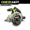 ONE HP 18V Brushless Cordless Compact 6-1/2 in. Circular Saw (Tool Only)