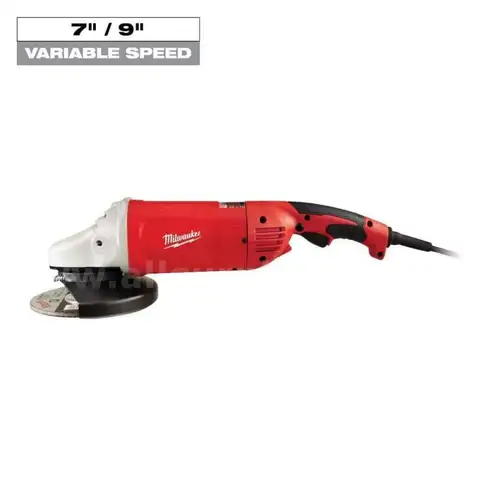 15 Amp 7/9 in. Large Angle Grinder with Trigger Lock-On Switch