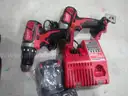 Milwaukee, M18 18V Lithium-Ion Cordless Drill Driver/Impact Driver Combo Kit with 1.5Ah Batteries, Charger, &#x26; Bag