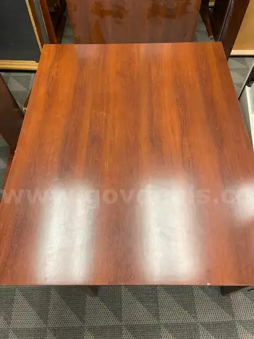 Wood Table 49&#x22; X 60&#x22;  Lot of (1)
