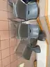 Stackable  Gray  &#x26; Blue Chairs Lot of (42)