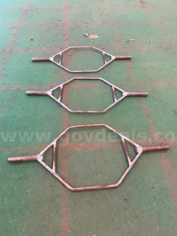 3 Olympic Style Hex Trap Bar Bells