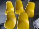 Set of 5 Eames/Herman Miller Mustard Side Chairs, MCM Mid-Century Modern