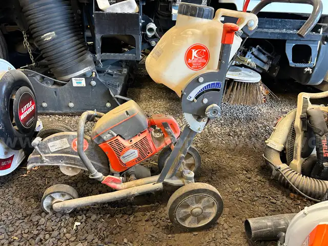 Husqvarna Demo Saw w/ Cart