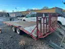 1991 4 wheel tandem axle trailer