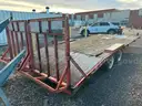 1991 4 wheel tandem axle trailer