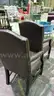 Dark Upholstered  Leisure Type Chairs (Qty: 2).