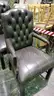 Dark Upholstered  Leisure Type Chairs (Qty: 2).