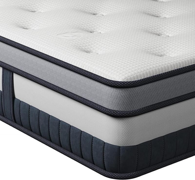 Vesgantti Queen Mattress 12 Inch Innerspring Multilayer Hybrid ...