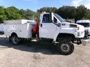 2007 GMC C5500 4x4 Utility Fassi Crane **47K Miles**