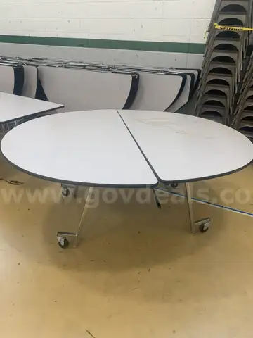 Round Cafeteria Tables
