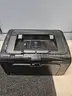 HP black desktop wireless printer