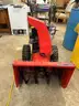 24&#x22; 8.0 HP snowblower with 5 forward settings and 2 reverse settings