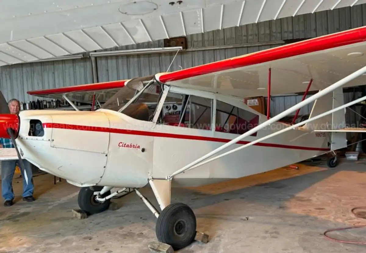 1966 Champion Citabria 7ECA Airplane GovDeals