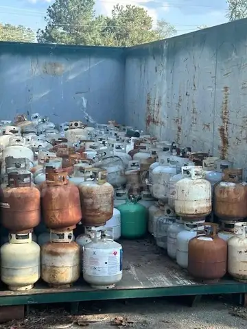 Metal Cylinders - Various Types and Sizes