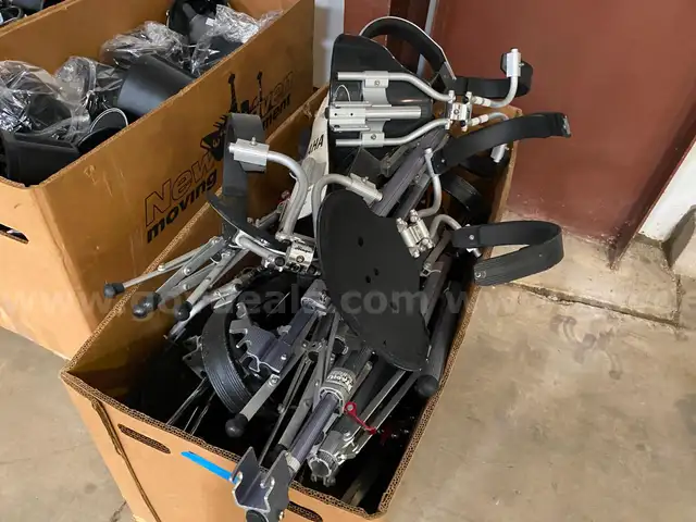 Lot of Percussion Stands, Carriers, and Misc. Equipment