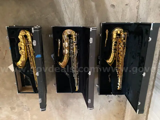 Lot of 3 Tenor Saxophones