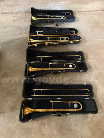 Lot of 4 Trombones