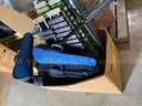 Lot of Percussion, 7 Violins, and Guitar Bags