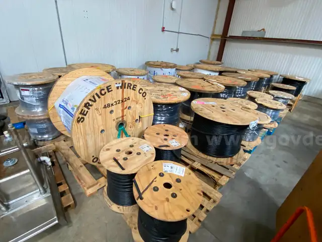 Lot of 62 Spools of NEW &#x26; UNUSED Copper Wire - THHN &#x26; XHHW
