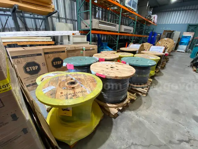 Lot of 26 Spools of NEW &#x26; UNUSED Copper Wire - THHN &#x26; XHHW