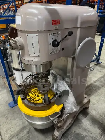 HOBART MIXER H-600 60QT W/BOWL AND MISC. ACCESSORIES