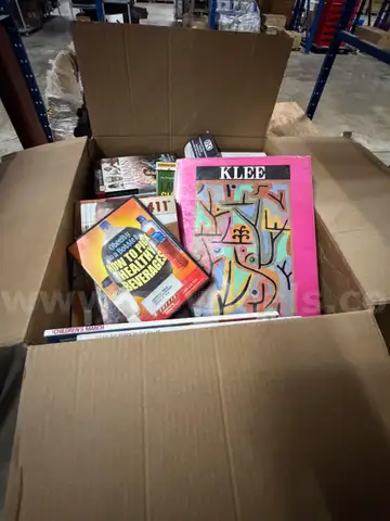 PALLET OF MISC. LIBRARY BOOKS AND LEARNING CURRICULUM